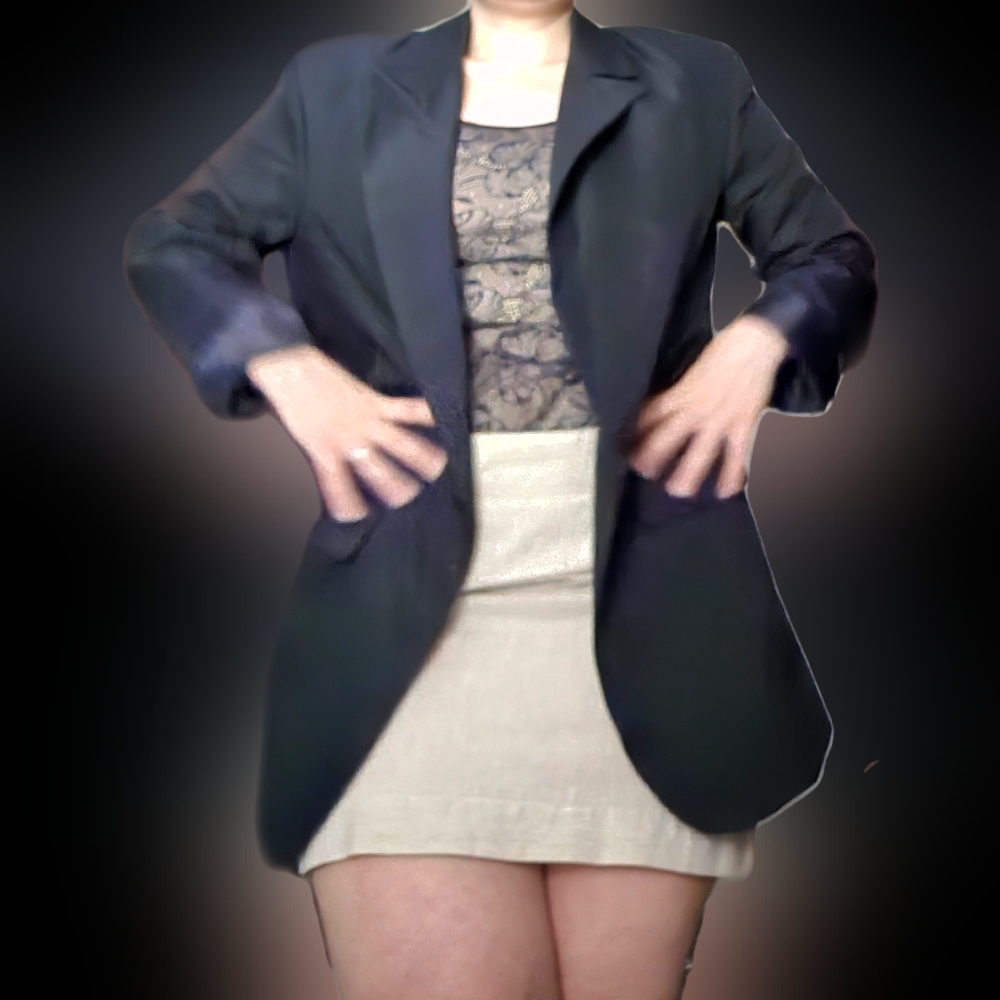 Asos design long line blazer